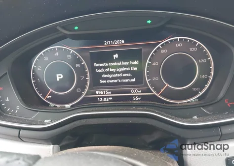 2018 Audi A4 2.0T Premium/2.0T Tech Premium from USA, damaged, VIN WAUENAF43JA110542